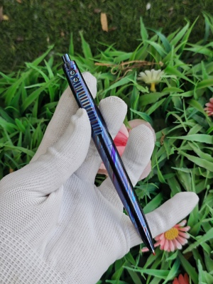 锆马士格LM2000外形自制全金属按动笔使用g5笔芯中性笔裂纹感收藏