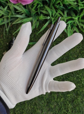 自制全新全金属绝版锆合凌美LM2000样式按动中性笔 g5笔芯重量级