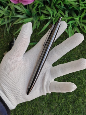 自制全新全金属绝版锆合凌美LM2000样式按动中性笔 g5笔芯重量级