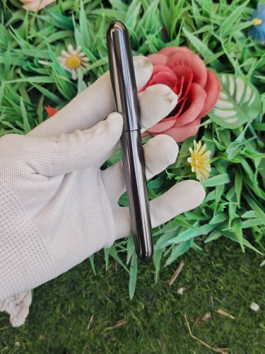 全新鱼雷钢笔自制手工重型锆合金材质圆润大鱼雷金豪35mm尖bock6