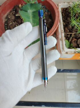 锆合金笔身0.5内构自动铅笔pg350内构钛合金自动铅笔0.5铅芯