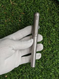 钛合金高端钢笔酷棍6号尖钢笔金钻007中性笔大容量笔芯宝克35mm