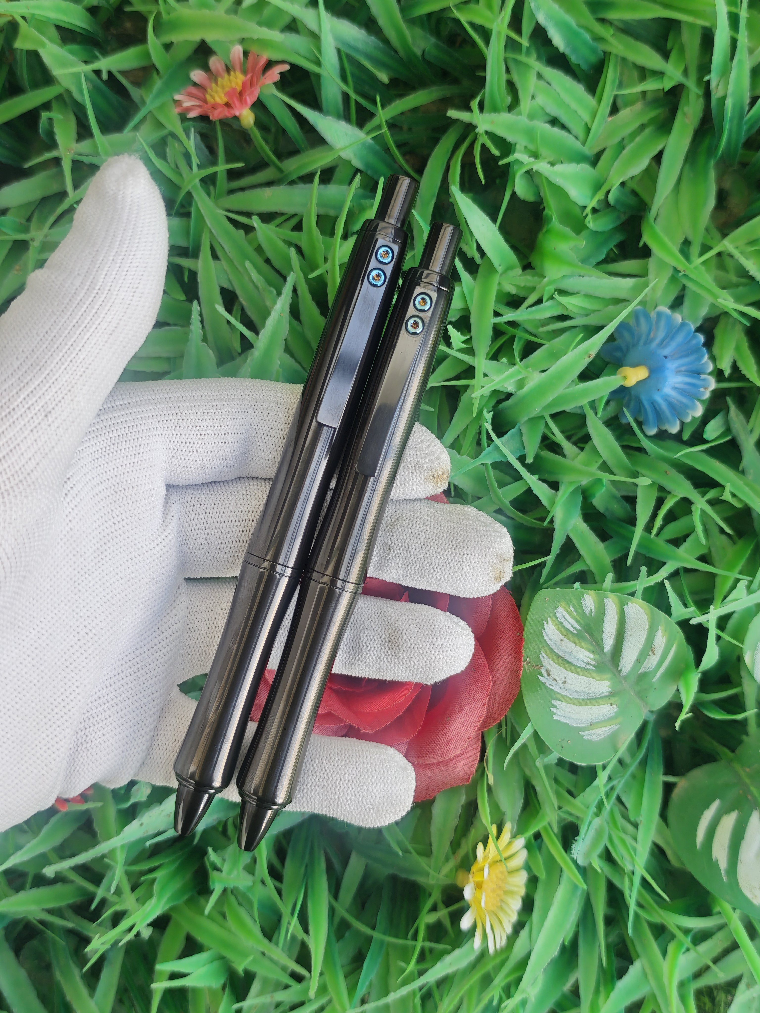 新品自制锆合金笔妃百乐Dr使用g5笔芯细0.5短款长款全金属按动