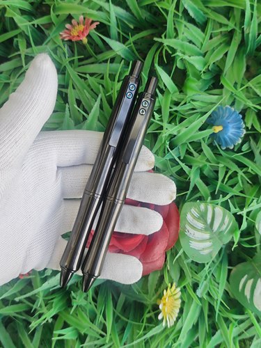 新品自制锆合金笔妃百乐Dr使用g5笔芯细0.5短款长款全金属按动