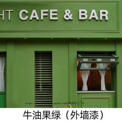 彩色外墙防水涂料门头装修乳胶漆