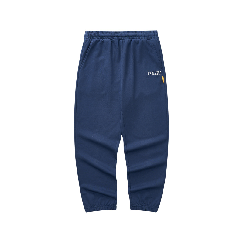 Skechers斯凯奇男裤新款运动休闲舒适亲肤透气针织长裤L324M071