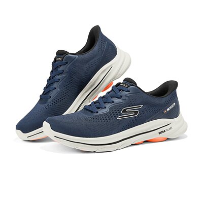 Skechers2025新款男士轻质舒适百搭运动绑带健步鞋216797
