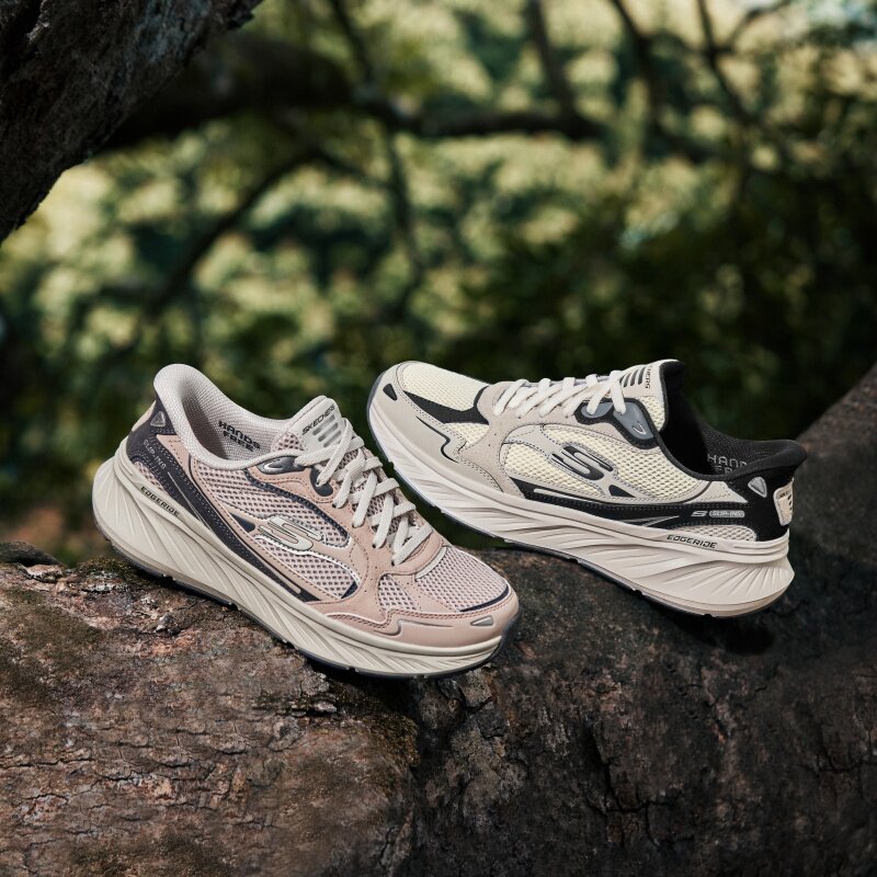 Skechers斯凯奇25新款夏季男士网布拼接绑带休闲运动鞋232969