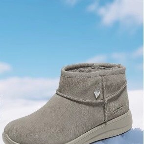 skechers斯凯奇Slip ins闪穿鞋高效暖绒女靴休闲冬靴轻软168119