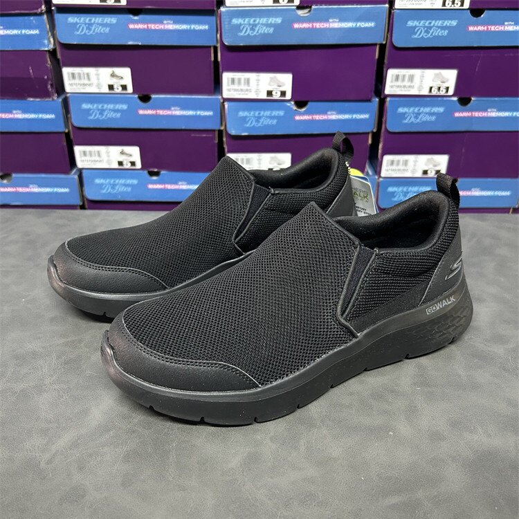 Skechers2022秋季新款男子休闲懒人一脚蹬百搭乐福鞋894181