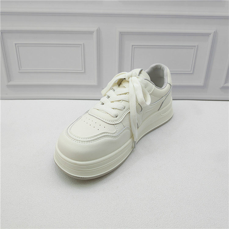 品牌撤柜2026春款休闲风厚底小白鞋女系带圆头百搭学生板鞋女单鞋,女鞋,时尚休闲鞋,淘宝优惠券,粉丝福利购,淘宝优惠卷