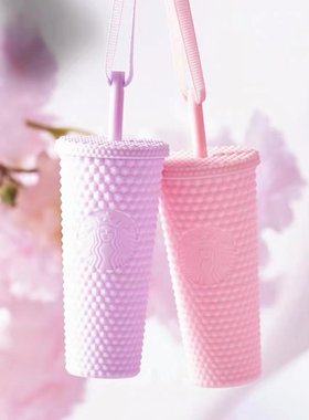 星巴克榴莲可爱迷你杯子挂饰樱花