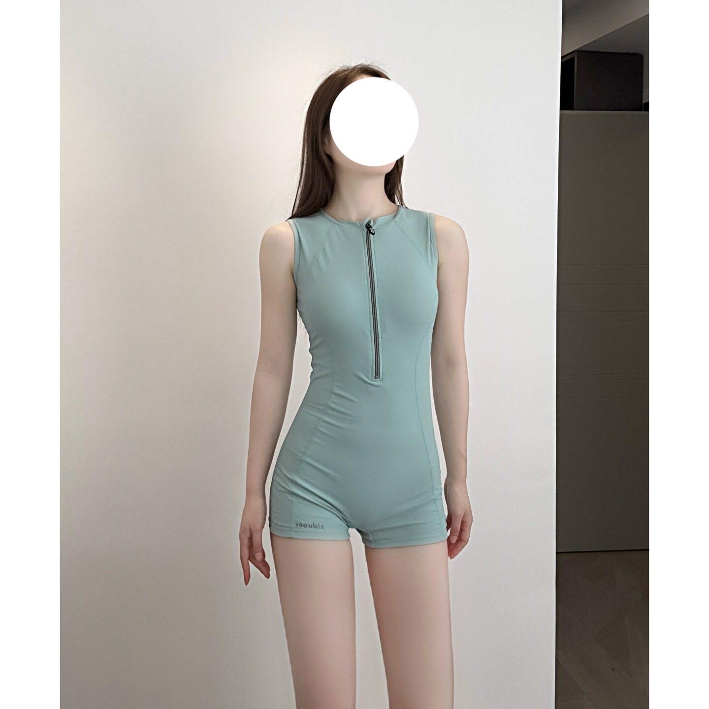 2026新款女竞速连体平角泳衣显瘦