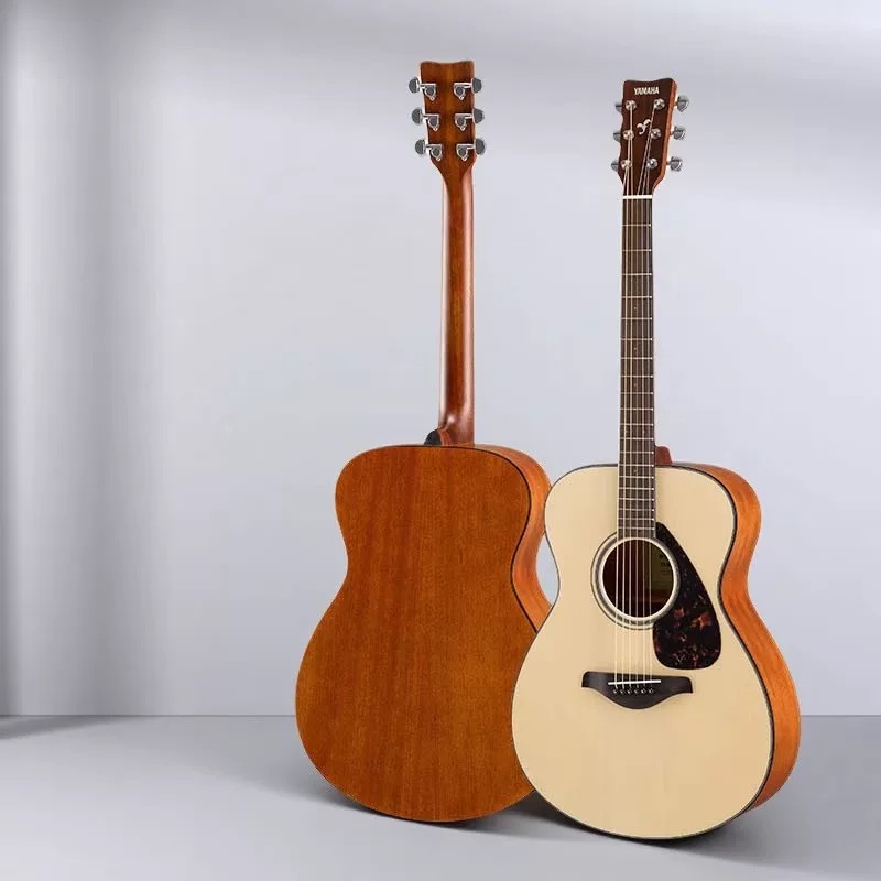 雅马哈吉他FG800单板民谣木吉他FGX800C电箱琴男女学生40/41英寸