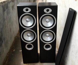 二手原装进口丹麦尊宝箱E370发烧双8寸发烧落地音箱家用HIFI音响