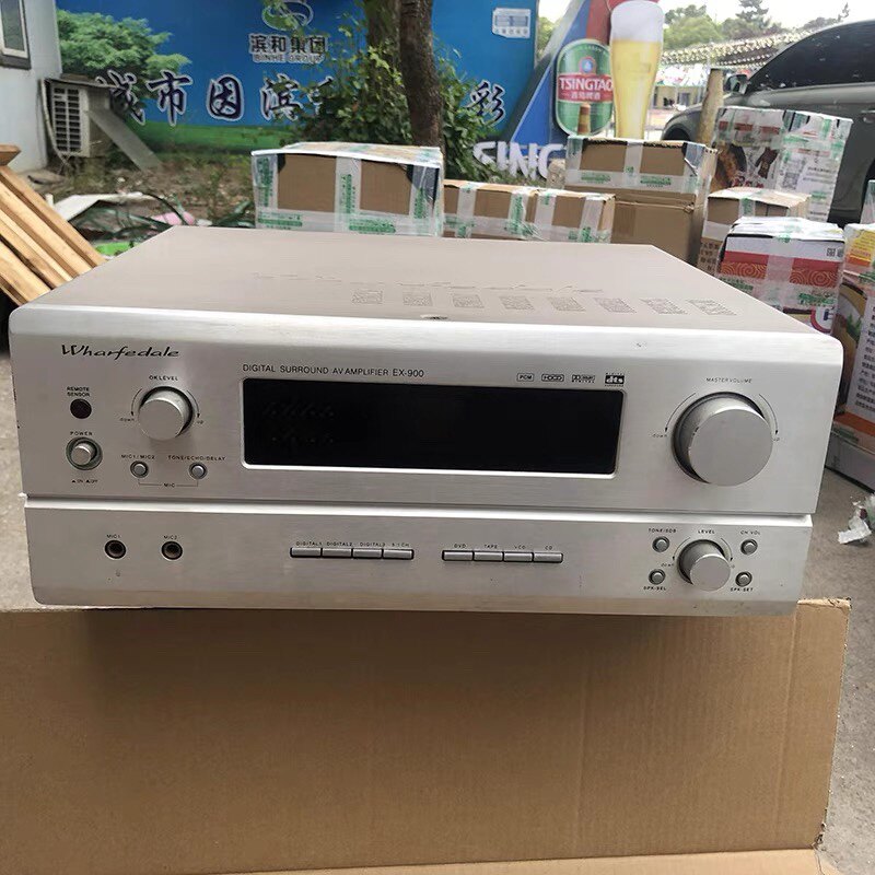二手原装乐富豪EX-900家用5.1功放机双解码带卡拉OK光纤同轴输入