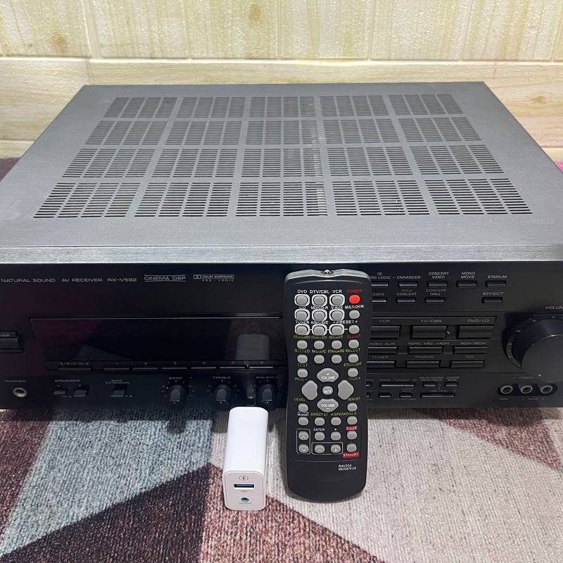 二手原装进口雅马哈RX-V592 5.1功放机带杜比解码DSP家庭影院音响