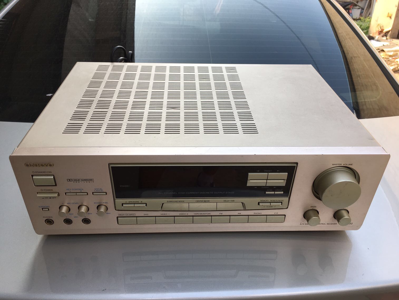 安桥二手声道唱歌音响进口功放机