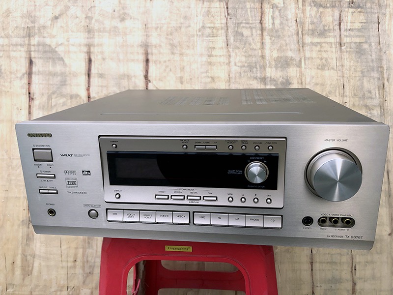 二手原装进口安桥TX-DS787发烧6.1功放THX认证DTS双光纤音响