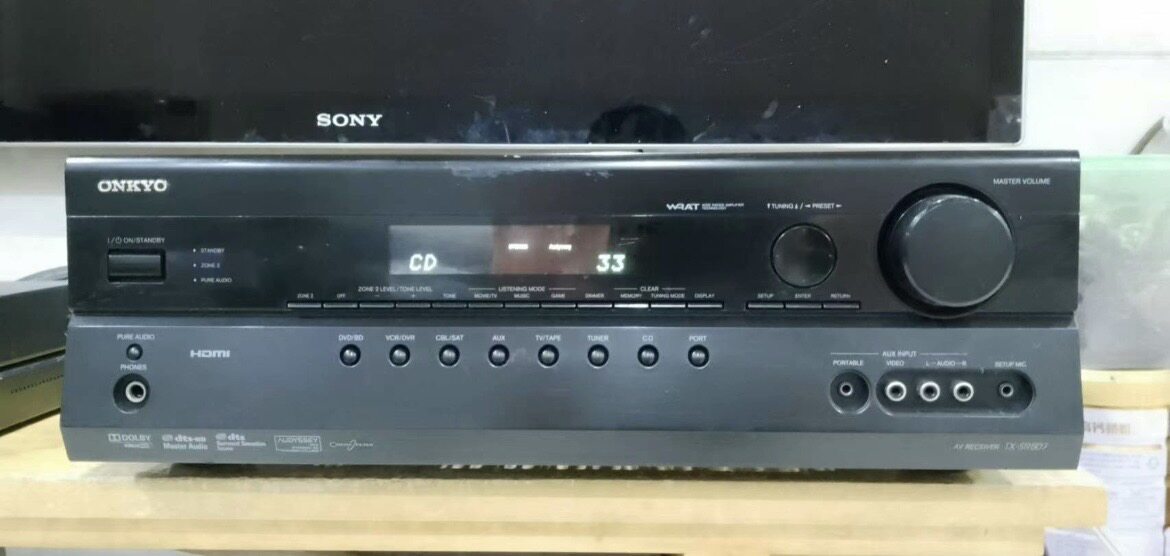 二手原装安桥TX-SR507高清5.1功放机光钎同轴AC3/DTS解码家庭影院