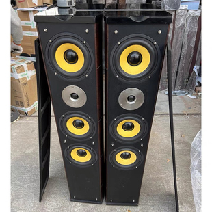 二手原装麦奇T-30主音箱发烧落地音箱4个喇叭3分频设计大中音喇叭