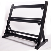 三层哑铃架家用包胶PU哑铃存放存放架私教健身房储物架