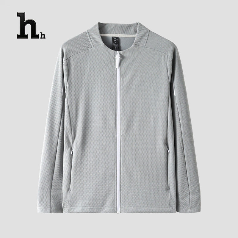 官网正品HH健身衣服男秋冬季速干长袖跑步运动骑行服外套长袖上衣