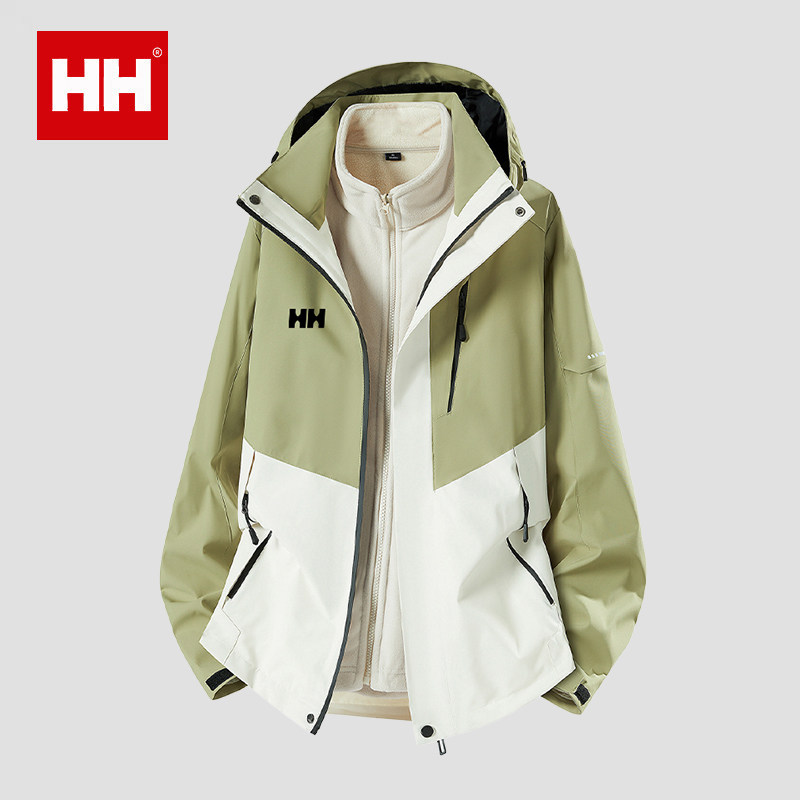 官方正品HH三合一冲锋裤女款2025新款春秋户外防风夹克防水登山服