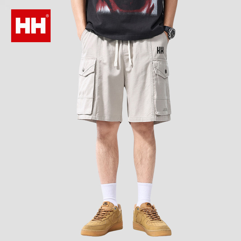 官方正品HH短裤男士夏季复古宽松直筒工装休闲运动外穿五分裤子,男装,短裤,淘宝优惠券,粉丝福利购,淘宝优惠卷