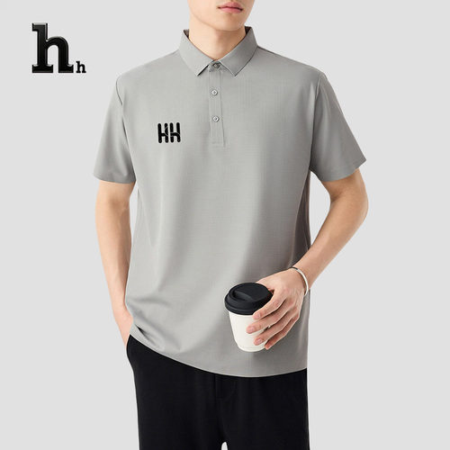 正品HHPOLO衫女士运动短袖T恤夏季薄款冰丝透气休闲简约上衣