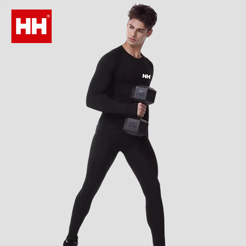 官方正品HH高端保暖内衣男士秋冬打底套装运动紧身秋衣秋裤两件套