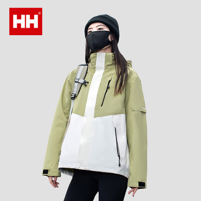 官方正品HH户外冲锋衣男女款三合一可拆卸防风防水2025新款登山服