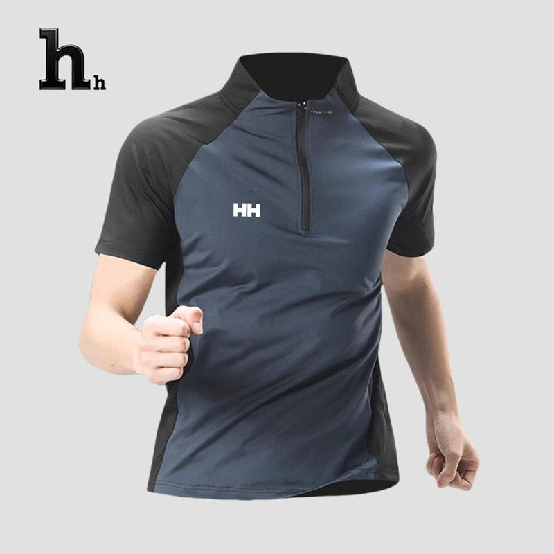 正品HH骑行服男士防风山地公路摩托自行车服夏季冰丝速干短袖