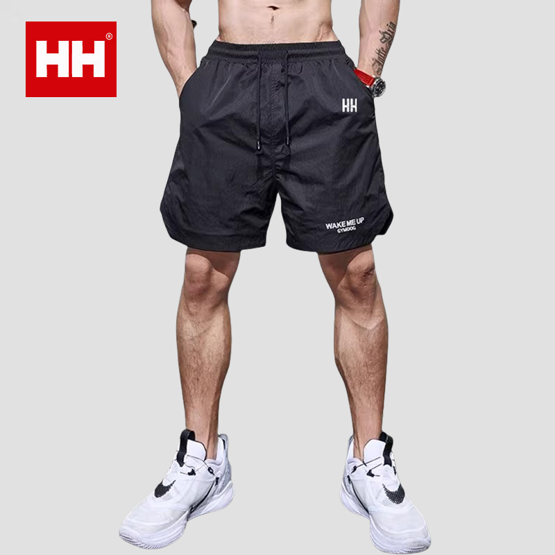 官方正品HH美式冰丝速干运动短裤男士夏季跑步训练宽松健身五分裤