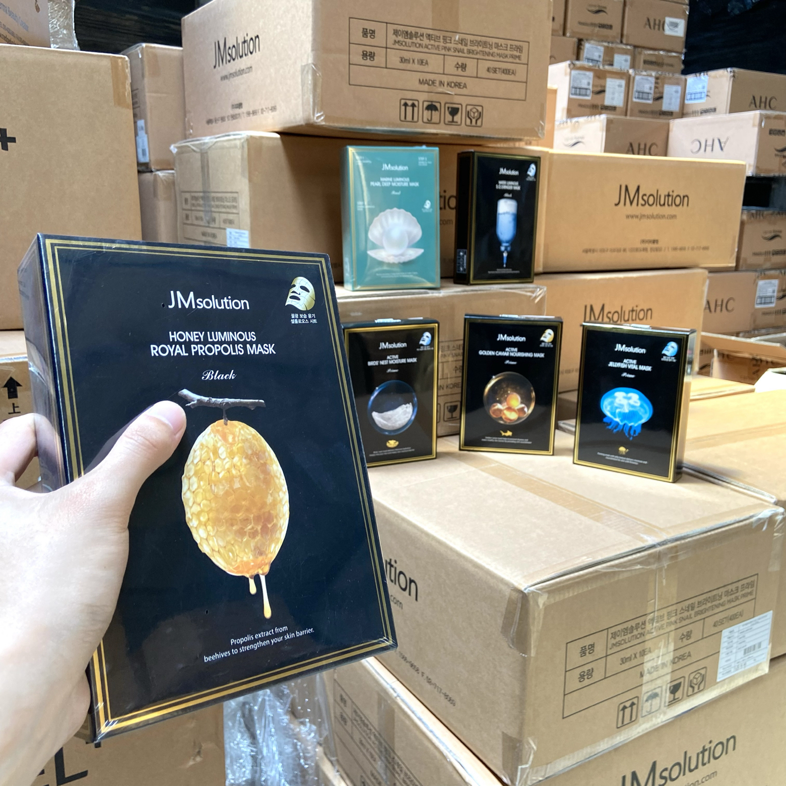 保湿补水韩国贴片面膜JMsolution
