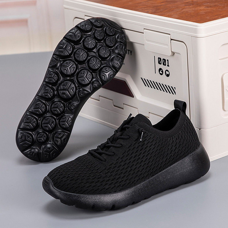 多走跑走路鞋透气一脚蹬运动鞋