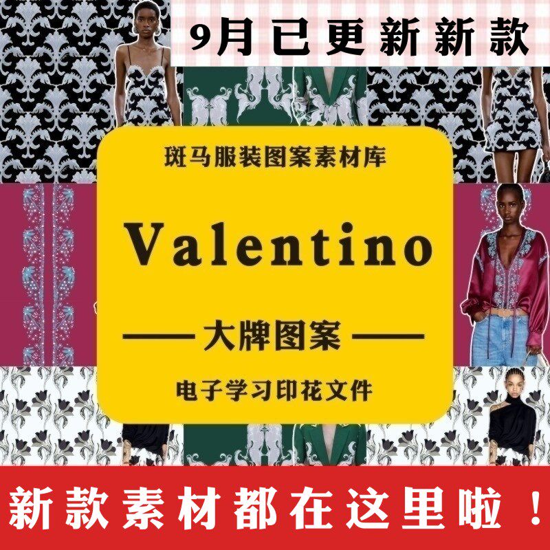 Valentino华伦天奴女装设计素材/源文件