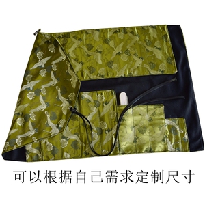 定制刀包厨师刀西厨刀收纳袋牛刀寿司刀整理包加厚锦缎刀套