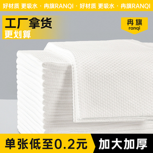 一次性毛巾浴巾吸水美发店专用加大加厚洗脸绵柔巾美容理发100条