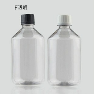 平肩pet塑料瓶 避光纯露洗发水乳液瓶子 f家同款 棕色圆形 500ml