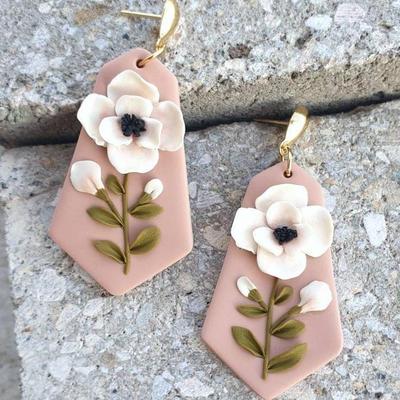 软陶模具软陶迷你花瓣叶子模具软陶耳饰diy软陶切模