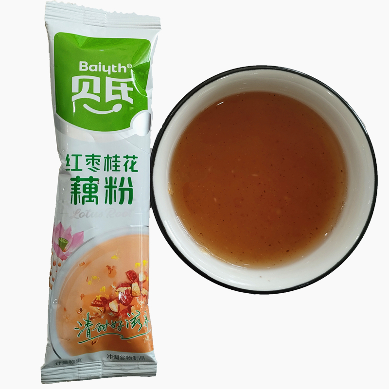 贝氏红枣桂花藕粉冲泡小包装早餐下午茶冲饮休闲零食条装