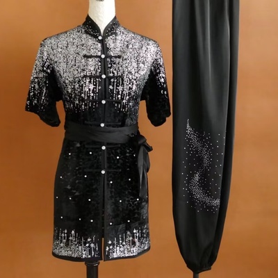 颐和迎春亮钻武术服专业比赛服