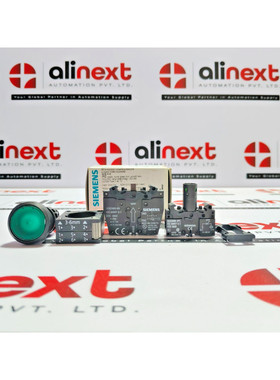 西门子 22 毫米照明绿色按钮组件 3SB3 247-0AA41