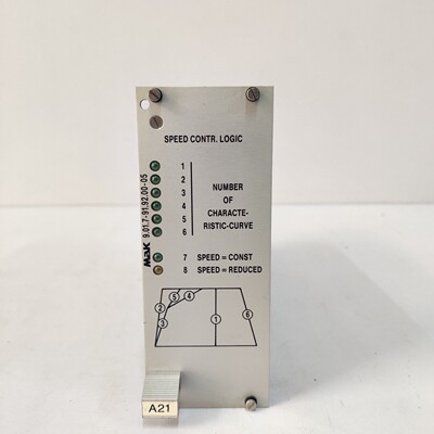 MAK 9.01.7-91.92.00-05 速度控制逻辑模块