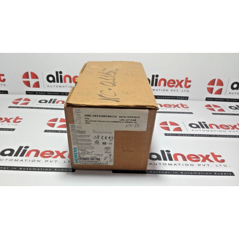 西门子 3VL3720-2DC36-0AA0 VL 3极断路器 200A 模压外壳