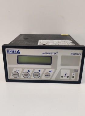 BENDER ISOMETER 绝缘监控设备 IRDH375-435