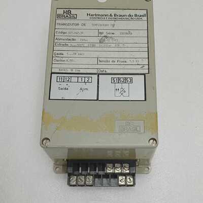 Hartmann  Braun do Brasil Transdutor DE  Temperatura TNT Cod