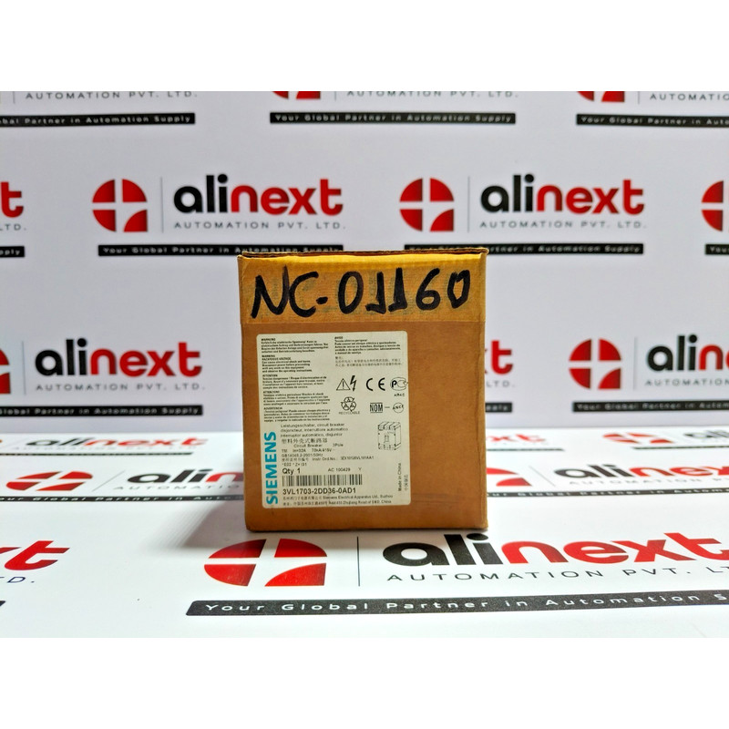 西门子 3VL1703-2DD36-0AD1 断路器 VL160X H 3 杆 32A