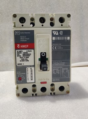 CUTLER-HAMMER HMCP CAT HMCP030H1C 30AMPS 3极